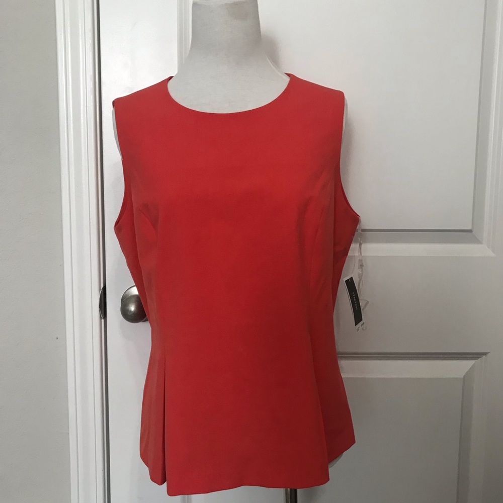 Nine West  Orange Sleeveless 👚